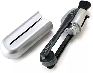 Eyeglass Lens Cleaner - Efficient and Durable Carbon Microfiber Technology (Electroplated Space Gray)