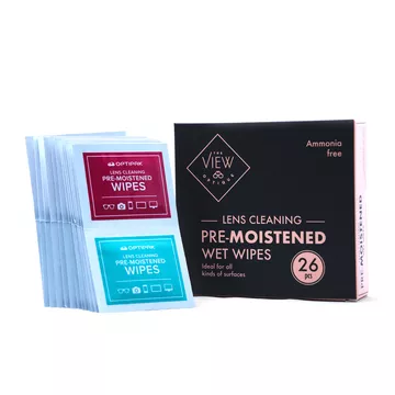 Pre-Moistened Lens Cleaning Wipes